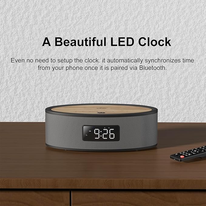 ZenWake™ – Smart Alarm Clock with Bluetooth Speaker & White Noise