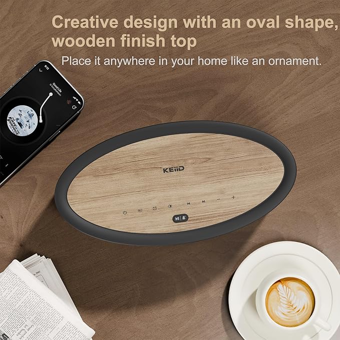 ZenWake™ – Smart Alarm Clock with Bluetooth Speaker & White Noise